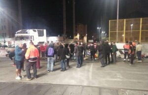 Presidio notturno al varco di Ponte Etiopia, la solidarietà della Cub Presidio notturno della Cub al varco di Ponte Etiopia