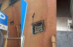 Romeni vivono in un magazzino senza contratto rubando la corrente Romeni vivono in un magazzino senza contratto rubando la corrente