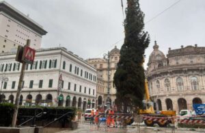 Maltempo, Tursi: accensione albero De Ferrari anticipata a stasera