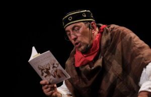 Marco Rinaldi in scena a Cicagna Marco Rinaldi in scena a Cicagna