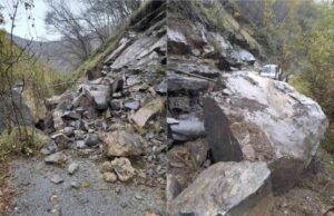 Fotonotizia | Frana sulla strada tra Montoggio e Pentema Fotonotizia | Frana sulla strada tra Montoggio e Pentema