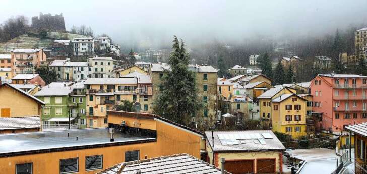 Allerta gialla per neve estesa anche all'entroterra di Genova
