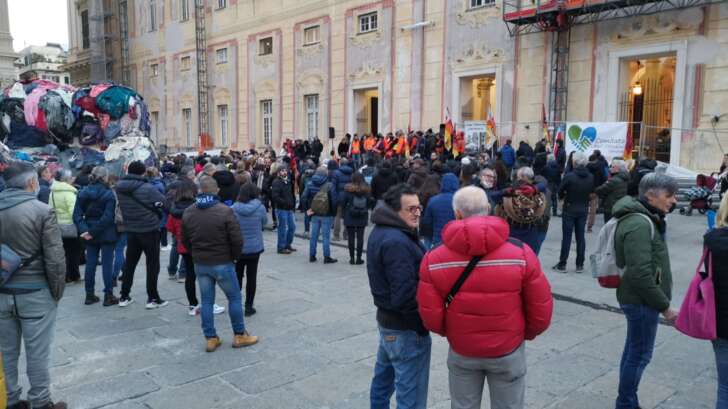Oggi flash mob a Genova per il No Draghi day