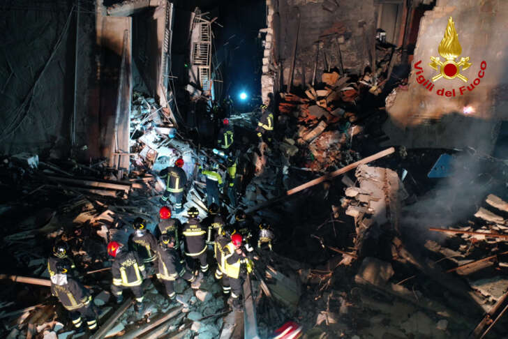Esplosione palazzina a Ravanusa nell'Agrigentino