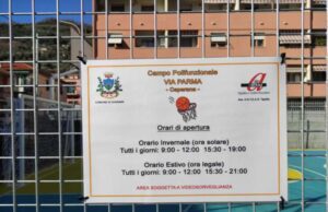 Riqualificato campo a Chiavari Riqualificato campo a Chiavari