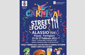 Alassio Carnival Street Food Festival dal 25 al 27 febbraio 2022 Alassio Carnival Street Food Festival dal 25 al 27 febbraio 2022
