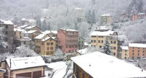 Freddo e neve sull’entroterra della Liguria