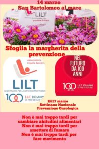 San Bartolomeo per la prevenzione oncologica