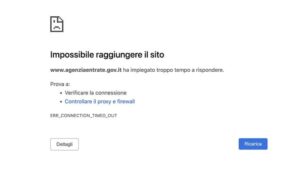 Siti Agenzia Entrate, Finanze, dogane e monopoli down | Aggiornamento Siti Agenzia Entrate, Finanze, dogane e monopoli down