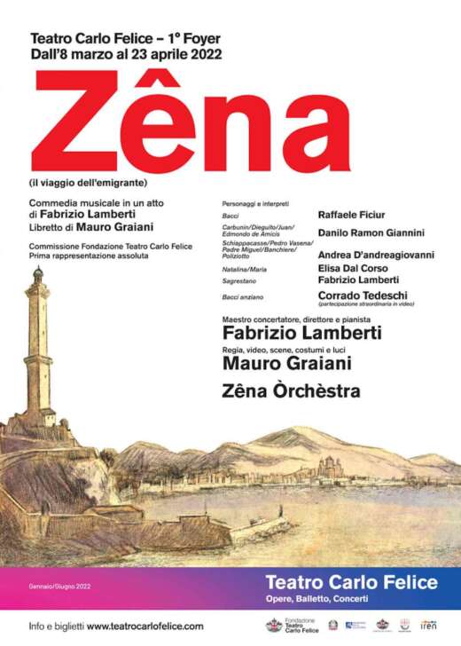 Carlo Felice: Zena, la canzone dei genovesi diventa un’opera