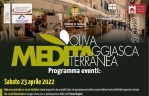 Meditaggiasca & Expo Valle Argentina il 23 e 24 aprile a Taggia Meditaggiasca & Expo Valle Argentina il 23 e 24 aprile a Taggia