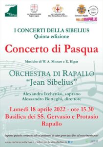 Concerto pasquale della Jean Sibelius