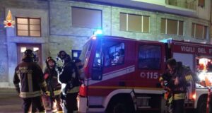 Esercitazione antincendio VVF all Teatro Chiabrera di Savona