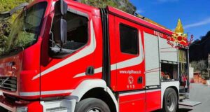 Un intervento dei vigili del fuoco