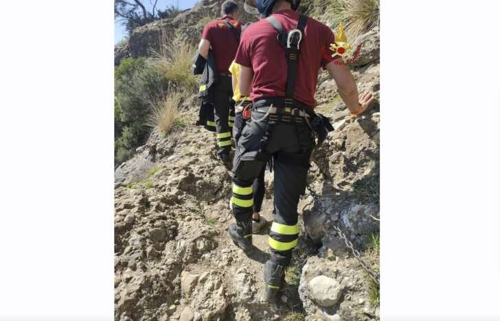 Escursionista presa dal panico a Ruta di Camogli, soccorsa dai VVF