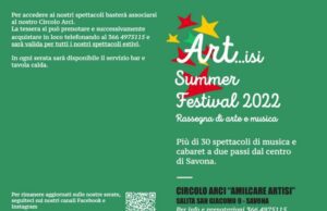 In arrivo a Savona Artisi Summer Festival Artisi Summer Festival 2022