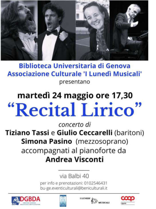 I Lunedì Musicali presenta il Recital Lirico