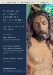 Presentazione del restauro del crocifisso del XV secolo-Locandina