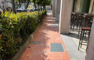 Lavori di restauro a Recco. Marciapiede e rete fognaria in collina