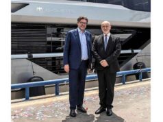 Il ministro Giorgetti visita i Cantieri Baglietto Il ministro Giorgetti visita i Cantieri Baglietto
