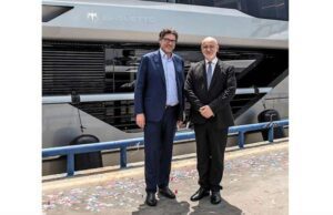 Il ministro Giorgetti visita i Cantieri Baglietto