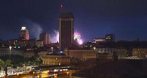 Fuochi d’artificio e musica del Carlo felice a De Ferrari per Euroflora