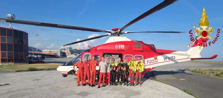 A Genova è operativo il nuovo elicottero Agusta dei VVF