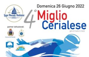 Si nuota domani a Ceriale con il Miglio Marino Si nuota domani a Ceriale con il Miglio Marino