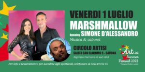Marshmallow e Simone D'Alessandro al Cricolo Artisi di Savona