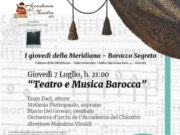 Teatro e Musica Barocca-Palazzo della Meridiana Genova