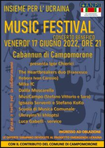 Concerto benefico a Campomorone-Locandina