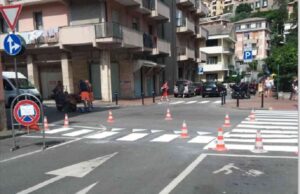 Recco, rifacimento segnaletica orizzontale per la sicurezza stradale