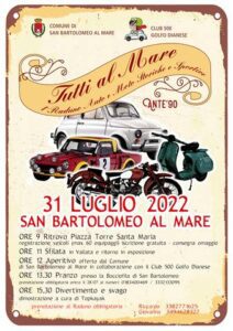 Tutti al Mare-Raduno auto e moto a San Bartolomeo al Mare