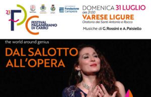 Festival Paganininiano soprano e pianoforte chiudono la 2a settimana Festival Paganininiano soprano e pianoforte chiudono la 2a settimana