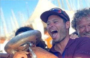 Nicolò Telese trionfa nella vela Nicolò Telese-Campione del mondo-Vela