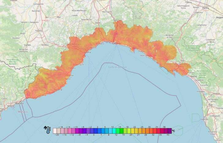 Arpal, anche oggi avviso meteo per disagio fisiologico da caldo in Liguria