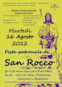 Varazze-Castagnabuona-Festa patronale di San Rocco