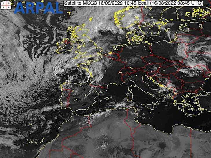 Arpal: Chiusura anticipata alle 12 dell’Allerta meteo