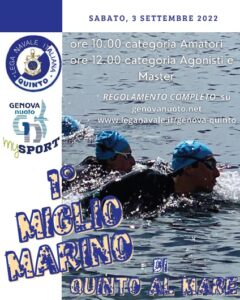 Primo miglio marina a Quinto al Mare-Locandina