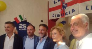 Sanremo, inaugurato point elettorale della Lega