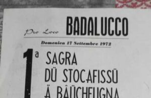 50a Sagra dello stoccafisso alla badalucchese Il 17 e 18 ad Imperia 50a Sagra dello stoccafisso alla badalucchese Il 17 e 18 ad Imperia