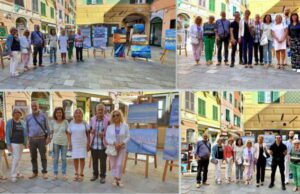 Seguita ed apprezzata esposizione d’arte estemporanea in piazza a Varazze Seguita ed apprezzata esposizione d’arte estemporanea in piazza a Varazze