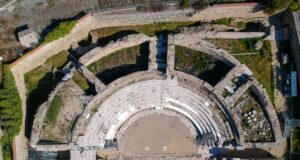 Teatro Romano di Ventimiglia-Nervia drone