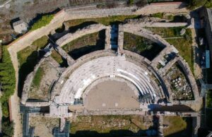 A Ventimiglia l’evento “Antico Mediterraneo” Teatro Romano di Ventimiglia-Nervia drone