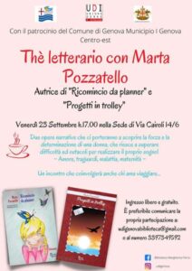 Thé letterario con Marta Pozzatello-Locandina