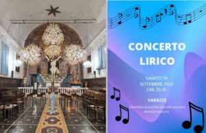 Concerto di Lirica a Varazze Varazze-Concerto di Lirica all'Oratorio di N.S. Assunta