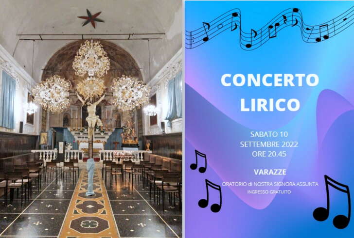 Varazze-Concerto di Lirica all'Oratorio di N.S. Assunta