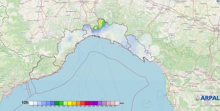 Allerta gialla per temporali prolungata fino alle 24 di oggi