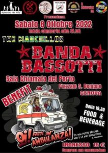 Banda Bassotti-Locandina serata benefica