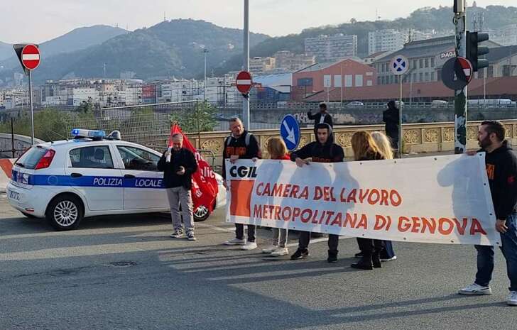 Lavoratori Ansaldo Energia in sciopero e manifestazione a Genova